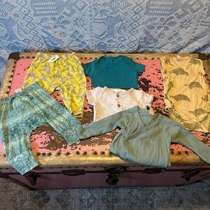 LOT of 6 KATE QUINN BAMBOO plus pieces baby sz 3-6 months